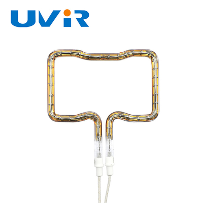 Infrared Heating Element Tube for UVIR Customized 3D Shaped Gold-Coated Heating Radiator