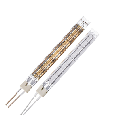 quality Gold Coating Twin tube halogen Infrared Heating Lamp factory