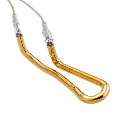 quality 230V 1660W Gold 3D Contoured Infrared Emitter Heating Lamp factory
