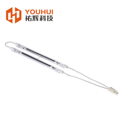 2000W Medium Wave Twin Tube Infrared Heating Quartz Bulbs with R7S Base and Length 50-1500mm