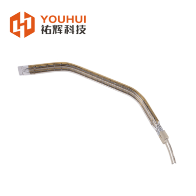 Gold Coated OEM Infrared Heating Element Tube Twin Tube