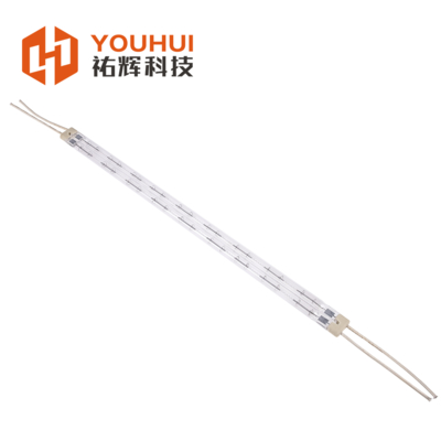 White Quartz Twin Tube Infrared Heating Lamp 200-4000W 400V