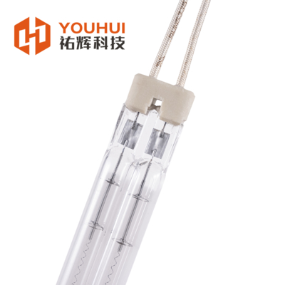 Twin Tube Halogen Infrared Heating Lamp 200-4000W 55-575V