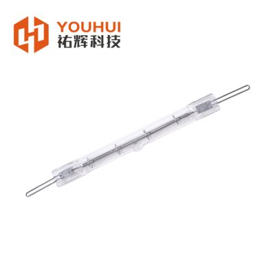Clear Quartz Short Wave Infrared Heater Tube with 1100-2600°C Filament Temperature and 2500W Power for Industrial Heating