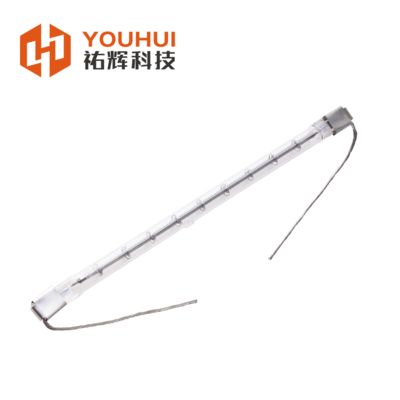 High quality quartz halogen heating lamp tube appears on both ends
