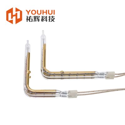 Industrial Use 1250°C Working Temperature High Purity Quartz Infrared Heating Element and Halogen Heating Tube