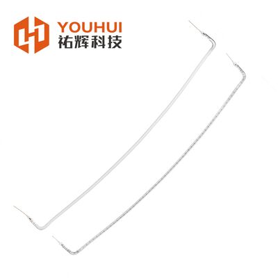 White Coated Halogen Heating Lamp with 10000-20000h Lifespan and 1100-2600°C Filament Temp for Optimal Infrared Heating