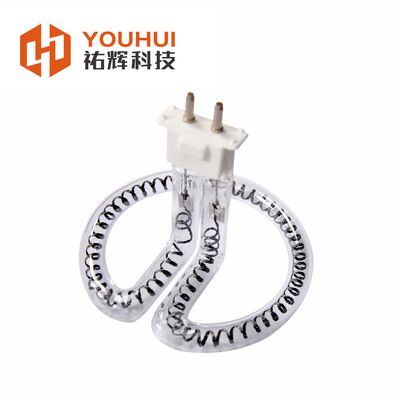 Single Tube Carbon Fiber Infrared Heater Lamp with TC04 Base, 50-1500mm Heating Length, and Customizable OEM/ODM Options