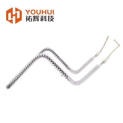 Carbon IR Lamp with 5000h Lifetime Medium Wave Quartz Tube for Rapid Preheating