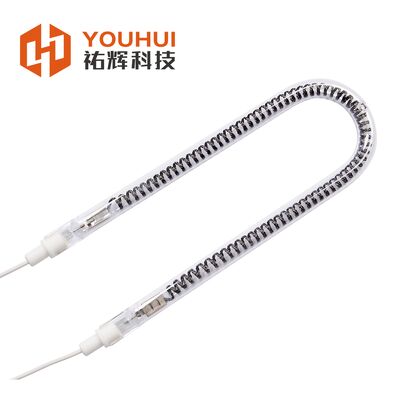 Customizable Voltage Carbon Fiber Infrared Heating Lamp with Quick Controllable Heat and Universal Burning Position