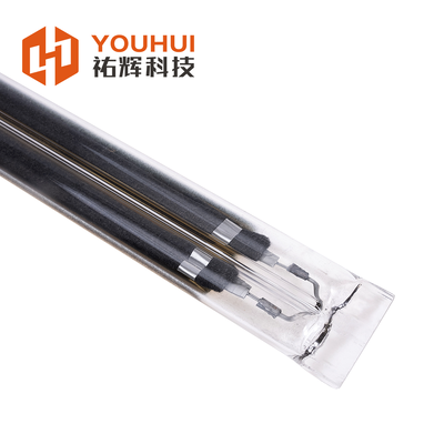 Semi-Gold Coated Medium Wave Infrared Heater Lamp with Dual Tube Carbon Felt for Industrial Heating