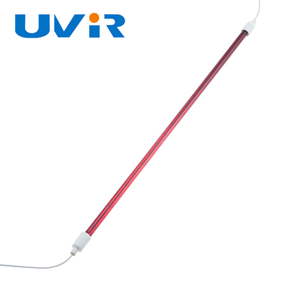 Good price 2600 degree IR Halogen Lamps , ruby Quartz Halogen Lamp for food heating online