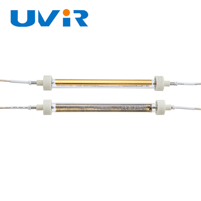 Good price Medium Wave Halogen Infrared Heat Lamp 120V 100W Gold Reflective Layer online