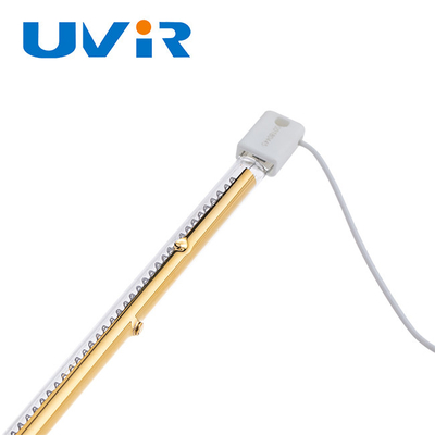 Good price Gold Coating Quartz Infrared Halogen Lamp Single tube 230V 1200W online