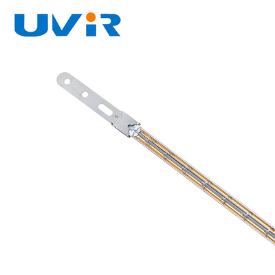 Glass tube Infrared Quartz Heater Lamp 400V 3000W with Gold Coating Reflector
