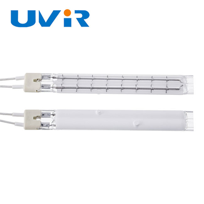 Good price 1500W Twin Tube Infrared Lamp Nichrome 230V White Coating online