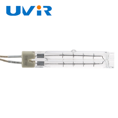 450W 115V Clear Quartz Twin Tube Infrared Heat Lamp