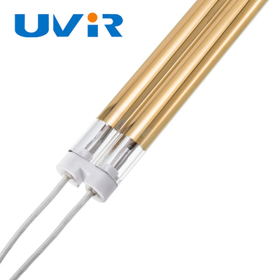 Good price Medium wave Twin Infrared Heat Lamp Tube 2500W  for coating heating online