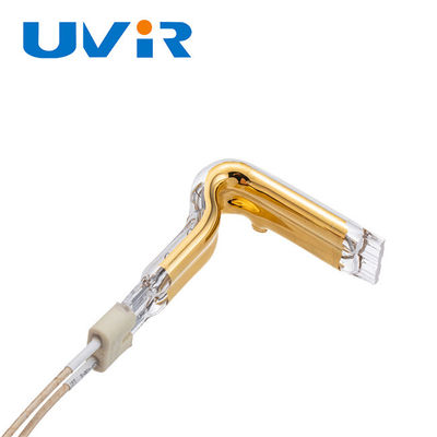 OEM Custom Shape 600W High Purity Quartz Infrared Heating Element Tube with L Shape Design