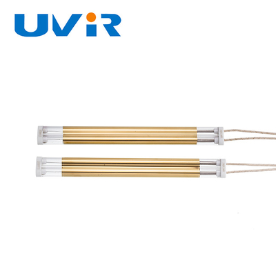 Good price 1kw Medium Wave Infrared Lamp , Quartz Heating Lamps with gold reflector online