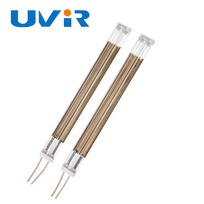 Good price Medium wave Quartz Infrared Heater Lamps 500W with gold reflector online
