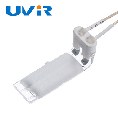 UVIR 3D L-Type White Coating Quartz Infrared Heating Element 1100W 115V