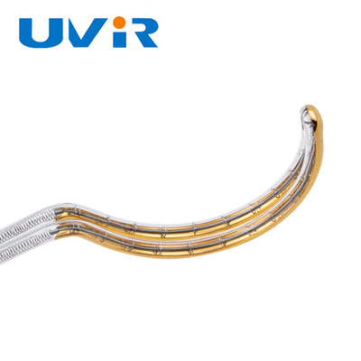 Good price 3D Infrared Heating Element Tube , OEM Twin Tube Infrared Emitters online