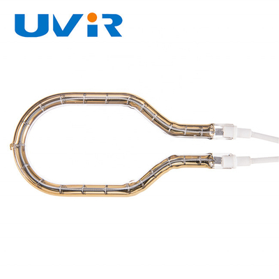 Good price Unique 230v 2200W Ring Infrared Lamps Gold Reflector Electric Heat Element online