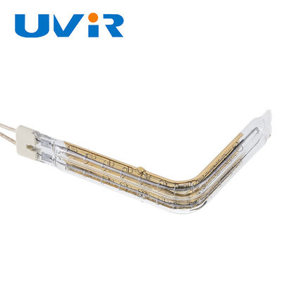 1250°C Working Temperature Infrared Heating Element Tube with Visible Light Transmission >93% and UV Light Transmission >85%