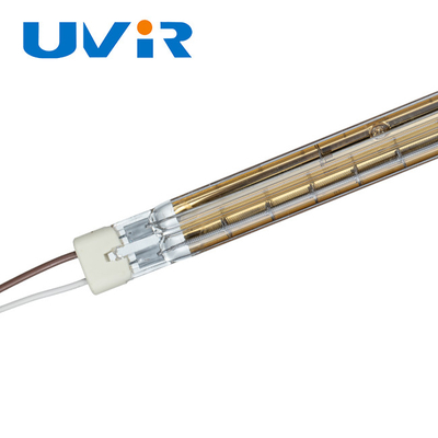 Good price Short Wave Quartz Heat Lamp 400V 5400W 11x23mm Gold Reflector online