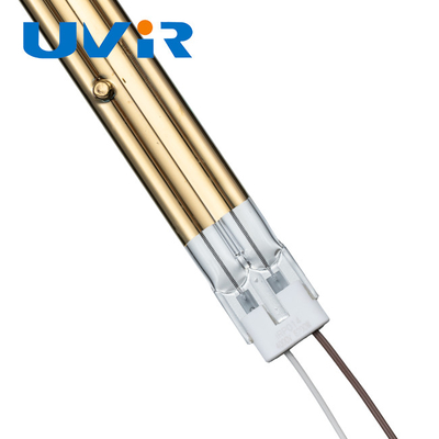 Good price 15x33mm IRP Infrared Lamp For Printing , Gold Coating Quartz Infrared Emitters online